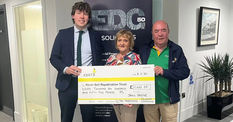 കെവിൻ ബെൽ റീപാട്രിയേഷൻ ട്രസ്റ്റിനായി മാരത്തോൺ ; യുവാവ് സമാഹരിച്ചത് 11,500 യൂറോ co amarg