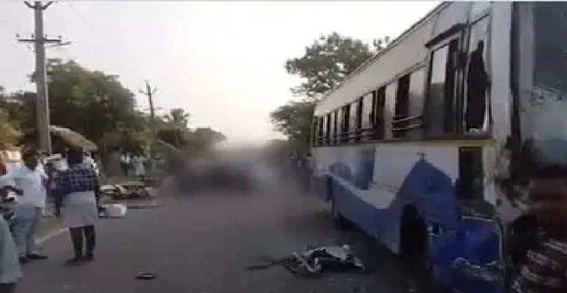 വേളാങ്കണ്ണിയിലേയ്ക്ക് പോയ വാൻ അപകടത്തിപ്പെട്ടു ; നാലു മലയാളികൾ മരിച്ചു