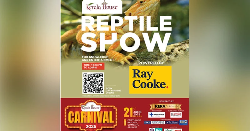 അമ്പരപ്പിക്കാൻ റെപ്റ്റിൽ ഷോ; രുചി വിരുന്നൊരുക്കി ഫുഡ് കോർട്ടുകൾ; കേരള ഹൗസ് കാർണിവലിനായുള്ള തയ്യാറെടുപ്പുകൾ പുരോഗമിക്കുന്നു kerala house carnival