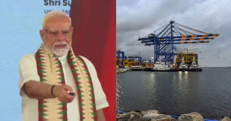 രാജ്യത്തിന്റെ അഭിമാനപദ്ധതി; വിഴിഞ്ഞം തുറമുഖം നാടിന് സമർപ്പിച്ച് പ്രധാനമന്ത്രി vizhinjam seaport inauguration