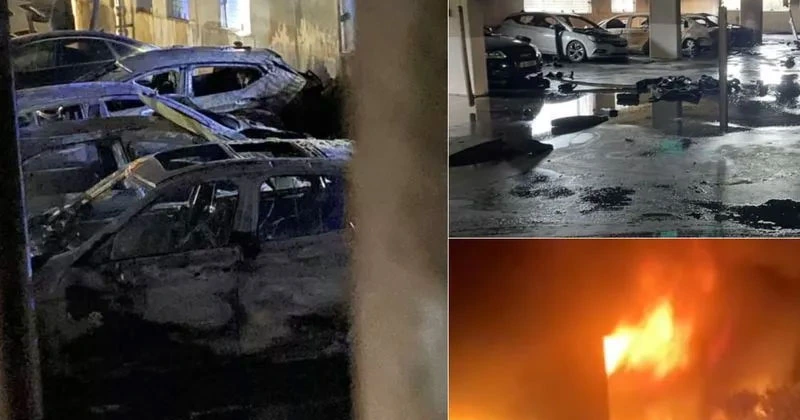 ഡബ്ലിനിലെ അപ്പാർട്ട്മെന്റ് ബ്ലോക്കിന് അജ്ഞാതർ തീയിട്ടു; വൻ നാശനഷ്ടം dublin car fire