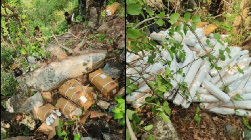 ഒഡീഷയിൽ മാവോയിസ്റ്റുകൾ മോഷ്ടിച്ച 4 ടൺ സ്ഫോടകവസ്തുക്കളിൽ 2.5 ടൺ സുരക്ഷാ സേന കണ്ടെത്തി