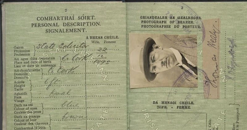 ഐറിഷ് പാസ്പോർട്ടിന്റെ 100 വർഷങ്ങൾ; ഐറിഷ് എമിഗ്രേഷൻ മ്യൂസിയത്തിൽ പ്രദർശനം irish passport