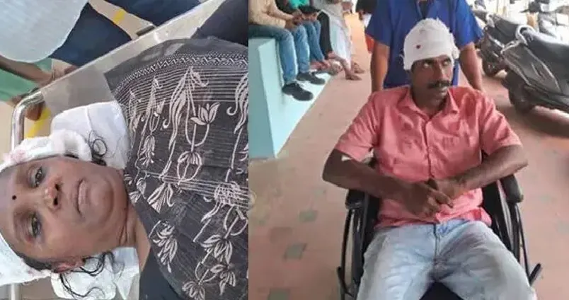 കൊല്ലം റെയിൽവേ സ്റ്റേഷനിൽ അപകടം ; ഇരുമ്പ് കമ്പി തലയിൽ വീണ് രണ്ട് യാത്രക്കാർക്ക് പരിക്ക്