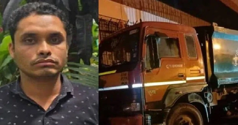 മാലിന്യ ലോറിക്കുള്ളിൽ നിന്ന് യുവതിയുടെ മൃതദേഹം കണ്ടെത്തി ; പങ്കാളിയായ അസം സ്വദേശി പിടിയിൽ