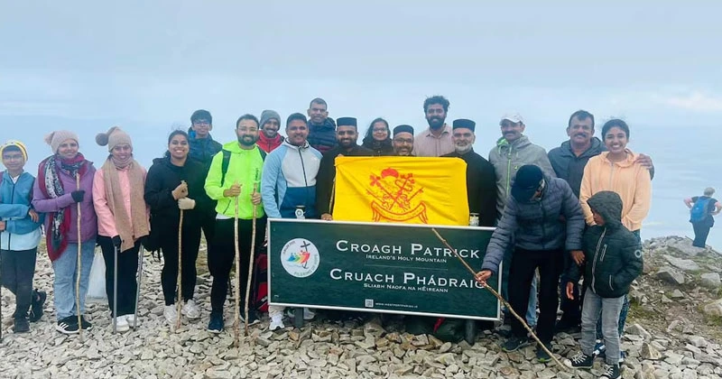 ക്രോഗ് പാട്രിക്കിലേക്ക് തീർത്ഥാടനം നടത്തി