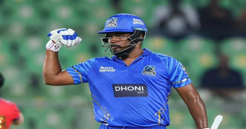 വിഷ്ണു വിനോദിന്റെയും സച്ചിൻ ബേബിയുടെയും വെടിക്കെട്ടിന് മേൽ സഞ്ജുവിന്റെ മേഘസ്ഫോടനം; ആവേശം അവസാന പന്തുവരെ Sanju KCL