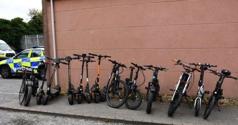 ഡബ്ലിനിൽ പരിശോധന; ഇ-ബൈക്കുകളും ഇ- സ്കൂട്ടറുകളും പിടിച്ചെടുത്തു e scooter