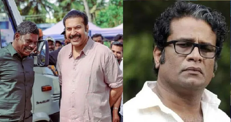 എന്താണ് മമ്മൂക്ക ഇങ്ങനെ ? രണ്ട് പ്രതിഭകളെ തെറിവിളികളാൽ അഭിഷേകം നടത്തിയ ഒരുത്തനോടൊപ്പം പുതിയ സിനിമയുടെ റിലീസ് ആഘോഷിക്കുന്നു ; ഹരീഷ് പേരടി