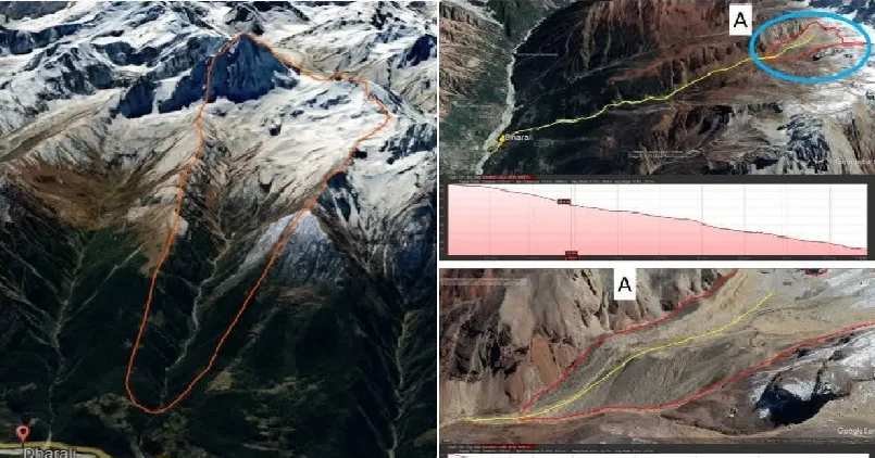 തകർന്നടിഞ്ഞ ഗ്രാമം : ഉത്തരാഖണ്ഡിൽ ഉണ്ടായ ദുരന്തത്തിന്റെ സാറ്റ്ലൈറ്റ് ചിത്രങ്ങൾ പുറത്ത്