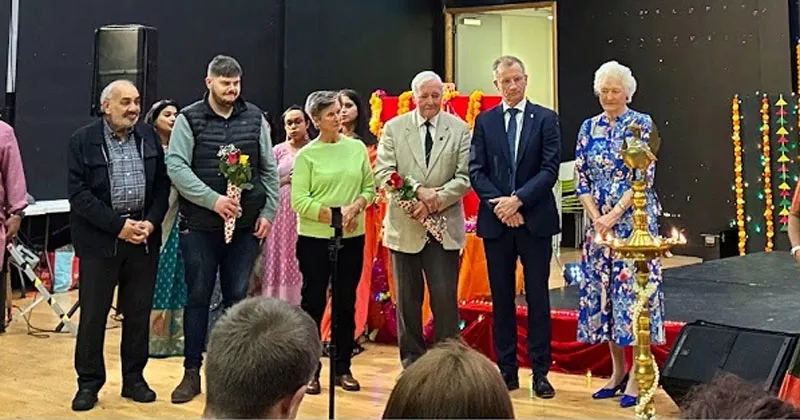 ദീപാവലി; വിപുലമായ ആഘോഷം സംഘടിപ്പിച്ച് സുദർശനം കുടുംബാംഗങ്ങൾ diwali fest