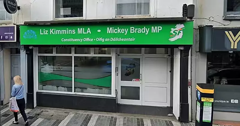 സിൻ ഫെയ്ൻ പാർട്ടി ഓഫീസിന് സമീപം സ്ഫോടക വസ്തു; അപലപിച്ച് മൈക്കിൾ ഒ നീൽ sin fein