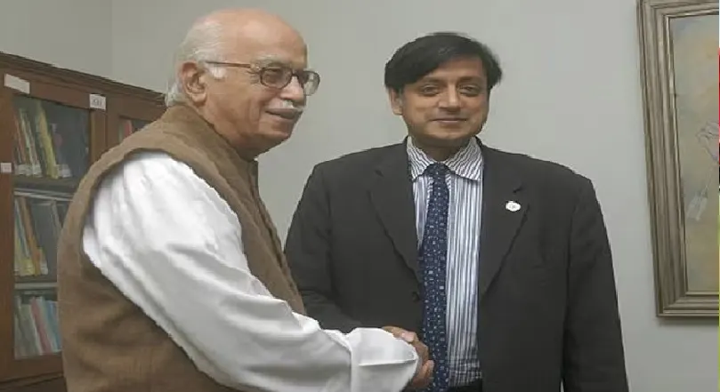 ‘നെഹ്റുവിനോടും ഇന്ദിരയോടും കാണിച്ച നീതി അദ്വാനിയോടും കാണിക്കണം’; എൽ.കെ അദ്വാനിയെ പുകഴ്ത്തി ശശി തരൂർ