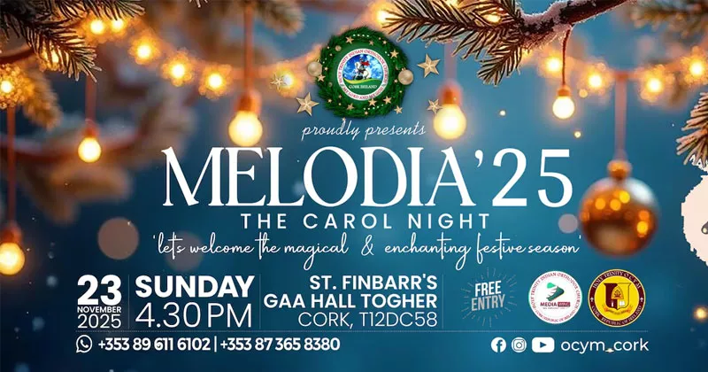 മെലോഡിയ 2025 കരോൾ നൈറ്റ് 23 ന്