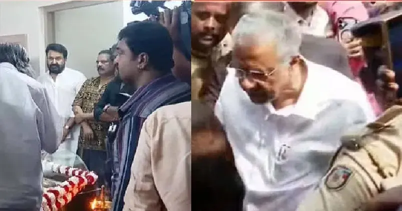 ശാന്തകുമാരിക്ക് അന്ത്യാഞ്ജലി അർപ്പിച്ച് മുഖ്യമന്ത്രി പിണറായി വിജയൻ