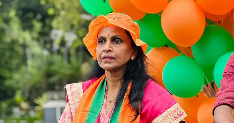 തിരുവനന്തപുരം കോർപ്പറേഷനിൽ എൻഡിഎയുടെ തേരോട്ടം; ആർ ശ്രീലേഖയ്ക്ക് വിജയം sreelekha