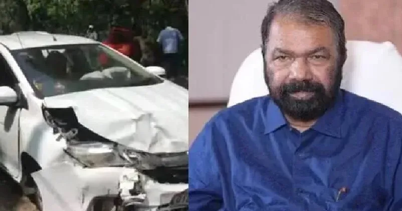 മന്ത്രി വി. ശിവൻകുട്ടിയുടെ എസ്കോർട്ട് വാഹനം അപകടത്തിൽപ്പെട്ടു