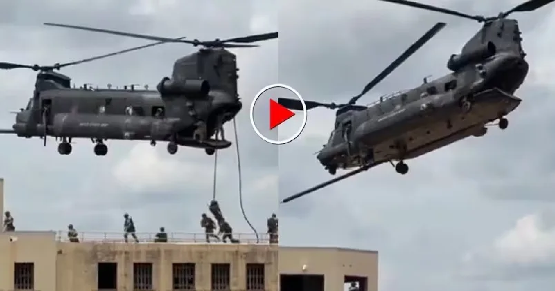 സിനിമ സ്റ്റൈലിൽ അമേരിക്കൻ സൈന്യം എത്തി, നിമിഷങ്ങൾക്കുള്ളിൽ വെനിസ്വേലയെ വളഞ്ഞു ; ആക്രമണ ദൃശ്യങ്ങൾ പുറത്ത്