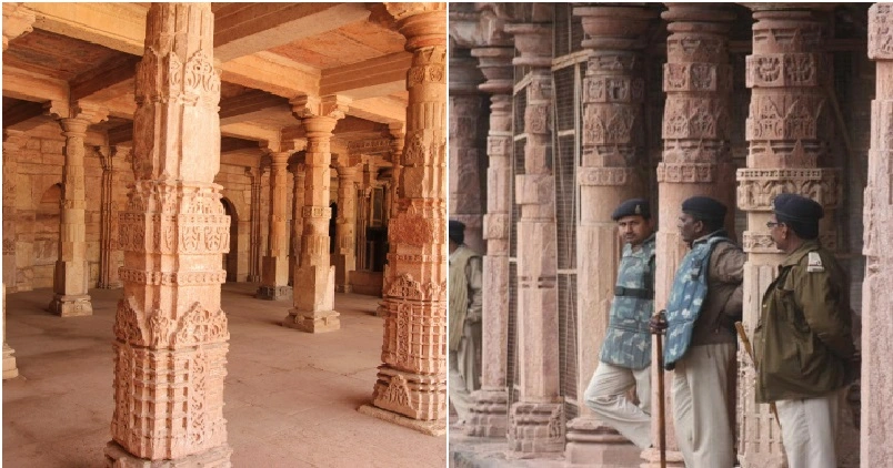 ഭോജ്ശാലയിലെ കമൽ മൗല പള്ളി നിർമ്മിച്ചിരിക്കുന്നത് ക്ഷേത്ര അവശിഷ്ടങ്ങൾ ഉപയോഗിച്ച് : എ എസ് ഐ സർവ്വേ റിപ്പോർട്ട് പുറത്ത്