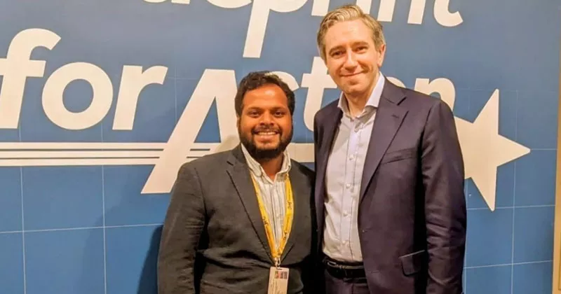 കുരുവിള ജോർജ് അയ്യങ്കോവിൽ യങ് ഫിൻ ഗെയ്ലിന്റെ ദേശീയ ഉപാദ്ധ്യക്ഷൻ kuruvila ayyankovil