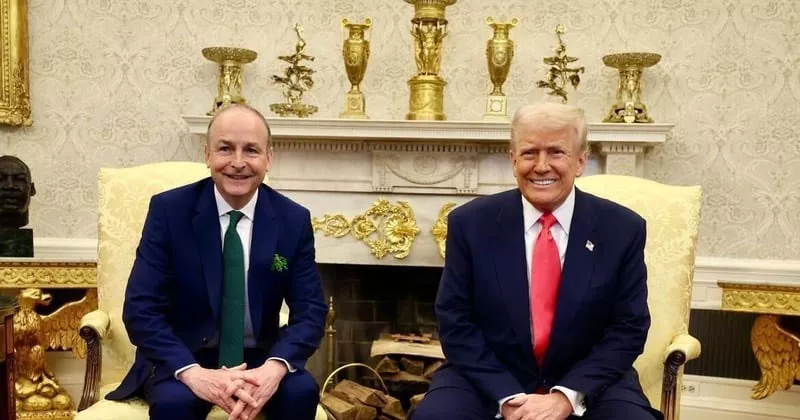 സെന്റ് പാട്രിക്സ് ദിനത്തിൽ അമേരിക്കയിലേക്ക്; ട്രംപിന്റെ ക്ഷണം സ്വീകരിച്ച് മീഹോൾ മാർട്ടിൻ