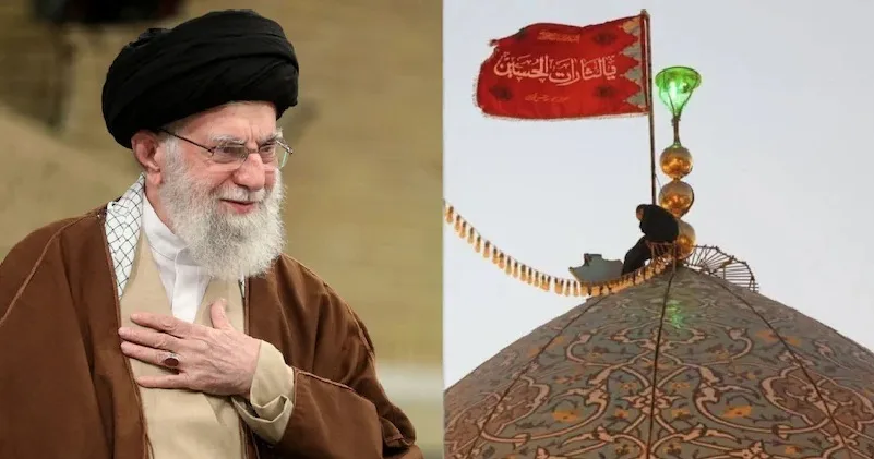 ഖമേനിയുടെ വധത്തിനു പ്രതികാരം ; ജാംകരൻ പള്ളിയിൽ ചുവന്ന പതാക ഉയർത്തി ഇറാൻ