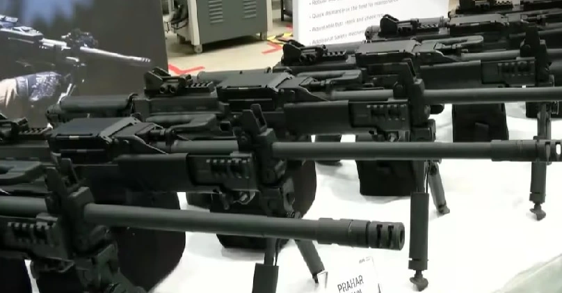 മിനിറ്റില് 700 ബുള്ളറ്റ്, 1000മീറ്റര് റേഞ്ച്; പ്രഹാർ ഇനി ഇന്ത്യൻ സൈനികർക്ക് സ്വന്തം