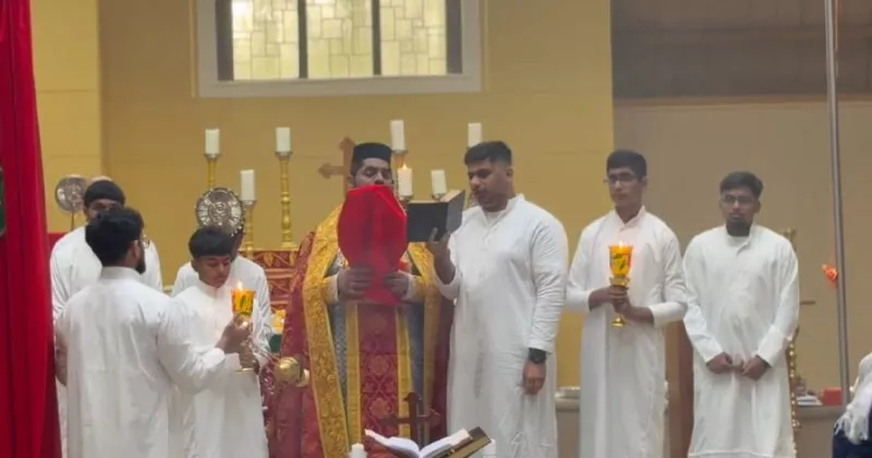 സെന്റ് ജോർജ് ഇന്ത്യൻ ഓർത്തഡോക്സ് ദേവാലയത്തിൽ ഉയർപ്പ് പെരുന്നാൾ ശുശ്രൂഷകൾ നടന്നു