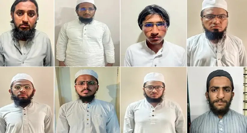 ഗുജറാത്തിൽ തീവ്രവാദ ശൃംഖല സ്ഥാപിക്കാൻ ശ്രമം ; ജെയ്ഷെ മുഹമ്മദുമായി ബന്ധമുള്ള എട്ട് പേര് അറസ്റ്റില്