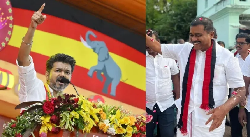 വിജയ്ക്കെതിരെ വിവാദ പ്രസംഗം : ഡിഎംകെ എംഎൽഎ മാർക്കണ്ഡേയനെ പോലീസ് അറസ്റ്റ് ചെയ്തു