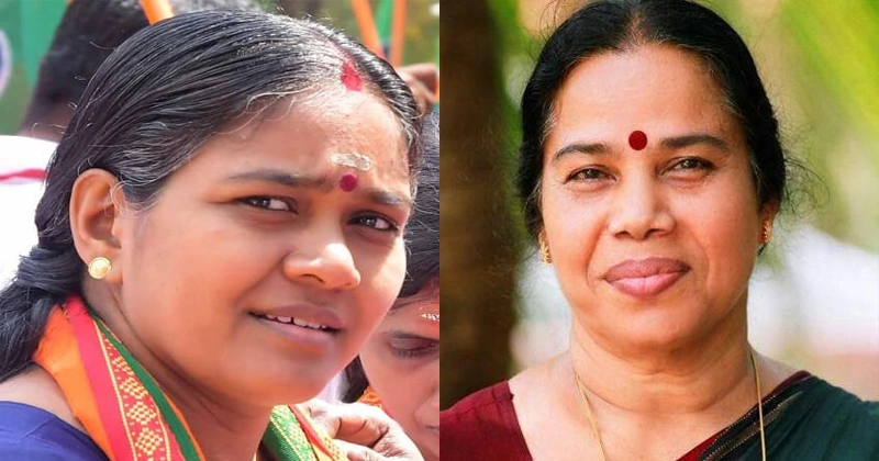 കാന്തപുരത്തിന്റെ നിലപാടിനെ വിമർശിക്കാനുള്ള ആർജവമില്ലാതെ ആർ എസ് എസ്സിനെ ചാരി രക്ഷപ്പെടാൻ ശ്രമം: ശ്രീമതി ടീച്ചറെ പരിഹസിച്ച് ശോഭാ സുരേന്ദ്രൻ Sobha Sreemathi