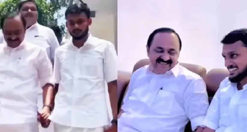 കാസർകോട് എംഡിഎംഎ കേസിലെ പ്രതിയ്ക്കൊപ്പം സൗഹൃദം പങ്കിട്ട് വി ഡി സതീശൻ ; ചിത്രങ്ങളും വീഡിയോകളും പുറത്ത്