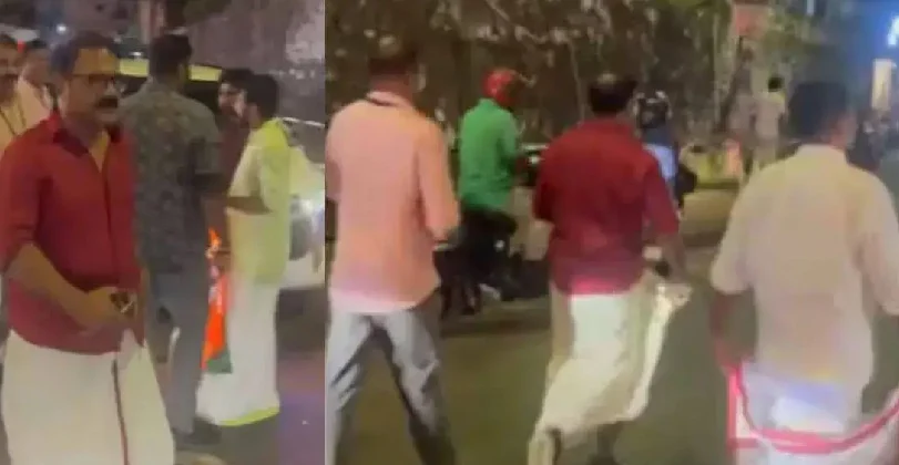 കേസ് വേണ്ടെന്ന് കെ എം ഷാജി ; യുവമോർച്ചക്കാർക്കെതിരെ സ്വമേധയാ കേസെടുത്ത് പൊലീസ് ; ചുമത്തിയത് ജാമ്യമില്ലാ വകുപ്പുകൾ